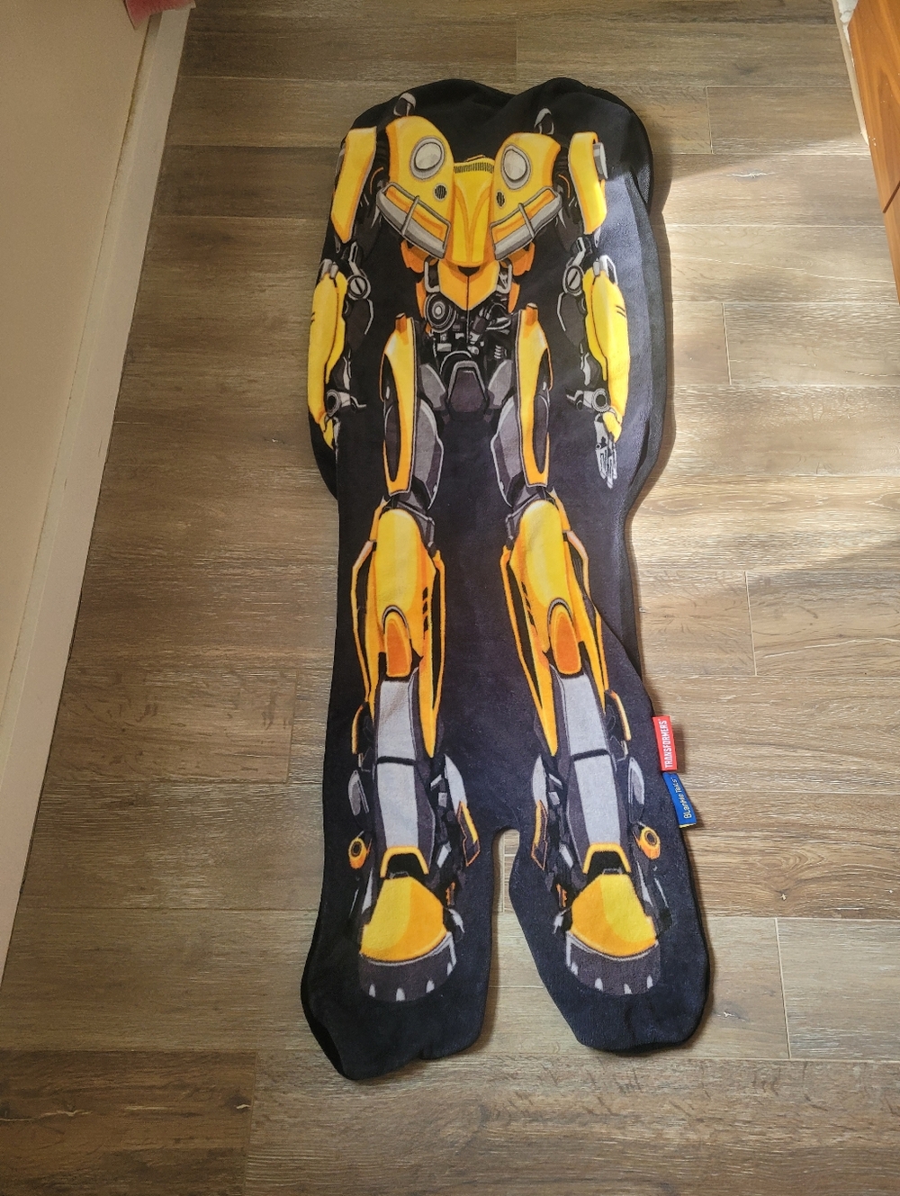 Blankie Tails Tranformers' Bumblebee Snuggie, Size 3+